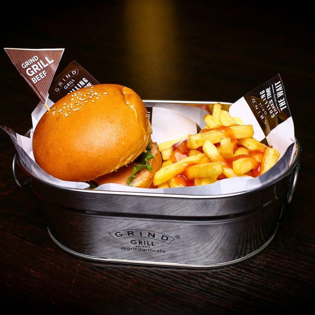 In House Menu Grind Grill Cafe